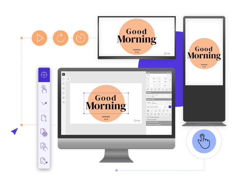 Creative digital signage for all screens