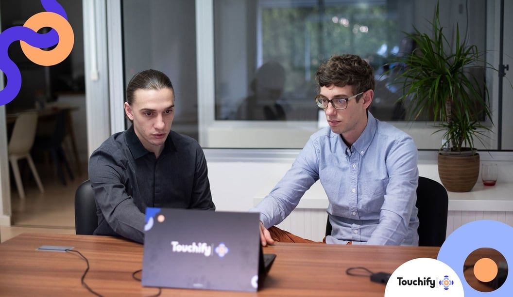 Photo de Maxime et Anthony, co-fondateurs de Touchify