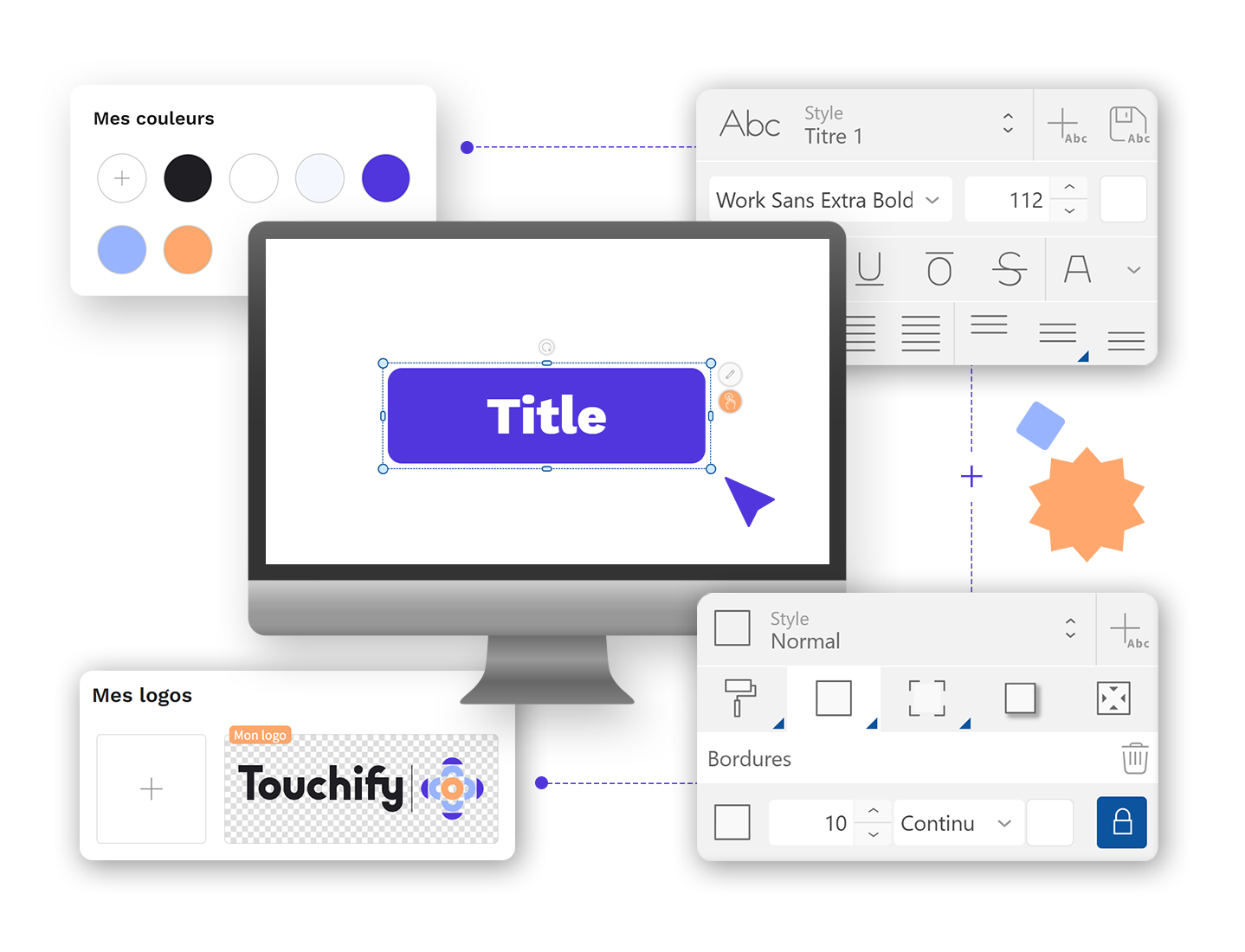 De nombreuses options de personnalisation pour vos affichages dynamiques et interactifs