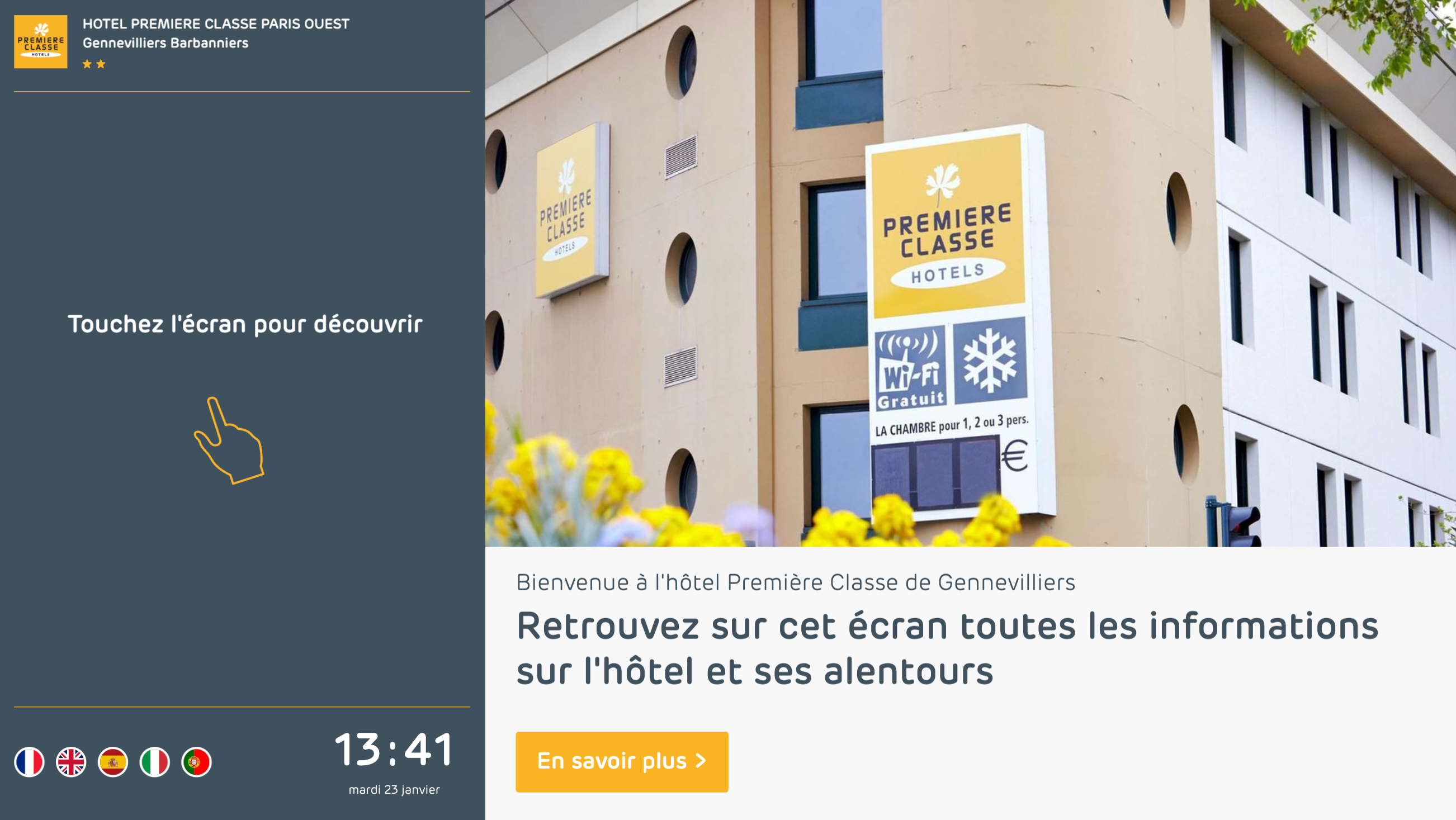 Ecran_accueil_Première Classe_