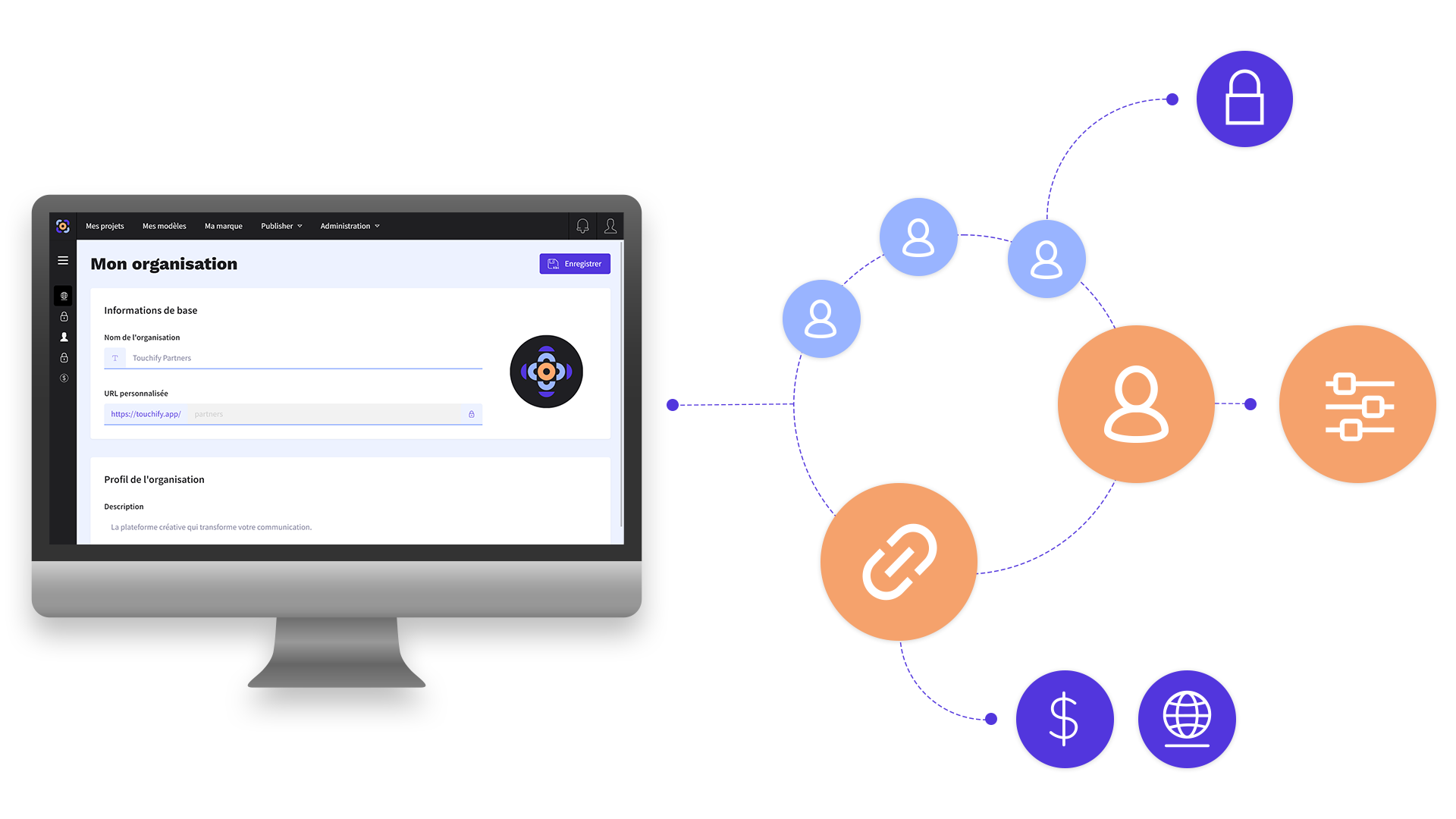 Interactive digital signage administration with Touchify Interactive digital signage administration with Touchify