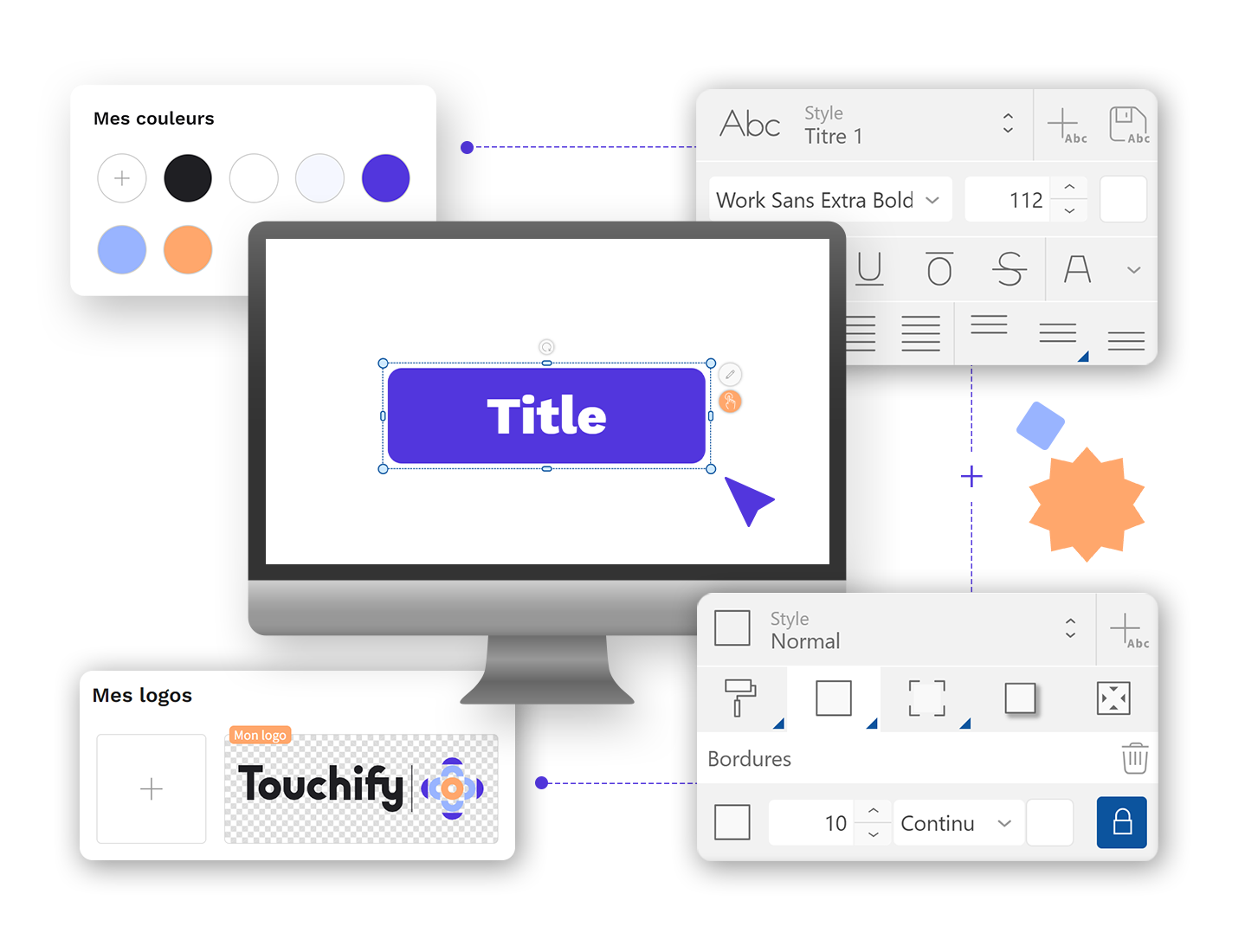 Touchify Studio customization options overview Touchify Studio customization options overview