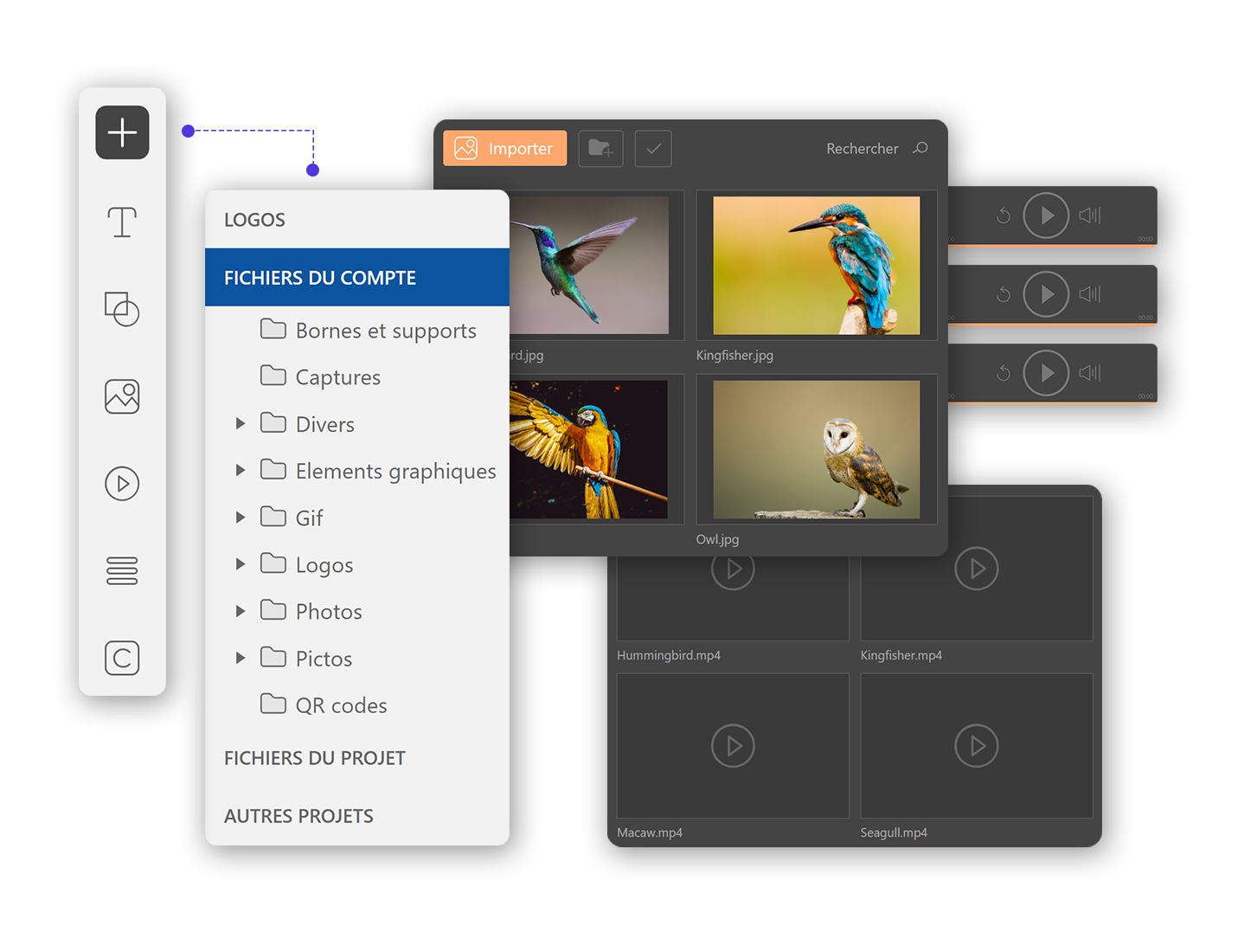 Import and manage media files Import and manage media files